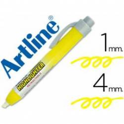Rotulador Artline clix amarillo fluorescente 4mm