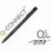 Rotulador Q-connect retroproyeccion punta fibra 0.5 mm permanente color negro