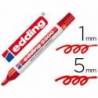 Rotulador Permanente Edding 3300 Color Rojo Punta Biselada