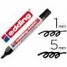 Rotulador Permanente Edding 3300 Negro Punta Biselada