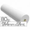 Papel reprografia opaco plotter Navigator 80 g/m2, 914 mm x 91 m
