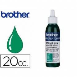 Tinta Brother Verde para sellos 20 cc