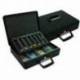 Caja caudales Q-Connect 14,5" 370x290x110 mm color negro con bandeja portamonedas y para billetes