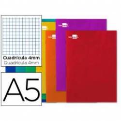Libreta escolar Liderpapel grapada 80 hojas