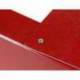 Carpeta de proyectos Liderpapel de carton gomas rojo 9 cm