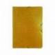 Carpeta de proyectos Liderpapel carton con gomas amarillo 7cm