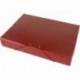 Carpeta de proyectos Liderpapel de carton con gomas. Folio. Rojo. 5 cm
