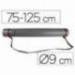 Portaplanos plastico extensible 75cm diametro 9 cm Liderpapel gris