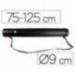 Portaplanos plastico extensible 75cm diametro 9 cm Liderpapel negro