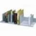 Organizador de armario Paperflow 9 separadores verticales Ajustables