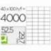 Etiquetas Adhesivas marca Q-Connect 52,5 x 29,7 mm