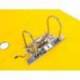 Archivador de palanca liderpapel a4 filing system forrado sin rado lomo 80mm amarillo con caja y compresor metal