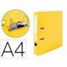 Archivador de palanca Liderpapel Documenta color amarillo 52 mm