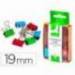 Pinza metalica reversible Q-Connect colores surtidos