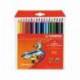 Lapices de colores Stabilo triangulares 18 unidades
