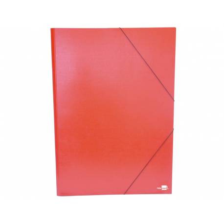 Carpetas de gomas carton Liderpapel Din A2 rojo (27154)