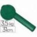 Papel de regalo kraft liso kfc bobina 31 cm 3,5 kg color verde