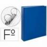 Carpeta 2anillas 40mm Folio Liderpapel Azul