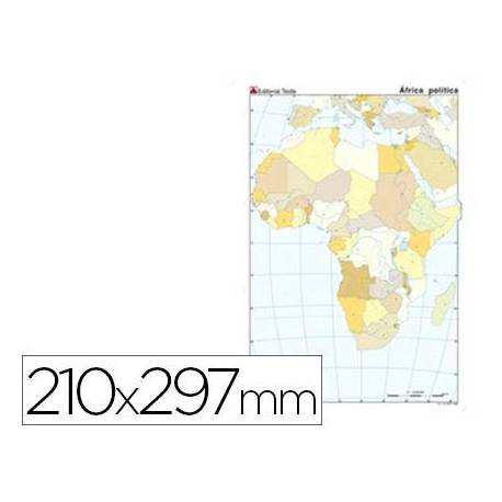 Mapa mudo Africa politico