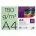 Cartulina Liderpapel verde a4 180 g/m2