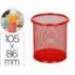 Cubilete portalapices Q-Connect rojo rejilla