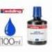 Tinta permanente rotulador Edding T-100 azul