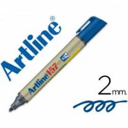 Rotulador artline pizarra ek-157 punta redonda 2 mm color azul