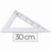 Cartabon de plastico cristal Liderpapel 30 cm