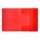 Carpeta lomo flexible con solapas Liderpapel Din A4 rojo translucido