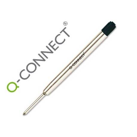 Recambio bolígrafo Q-Connect parker negro