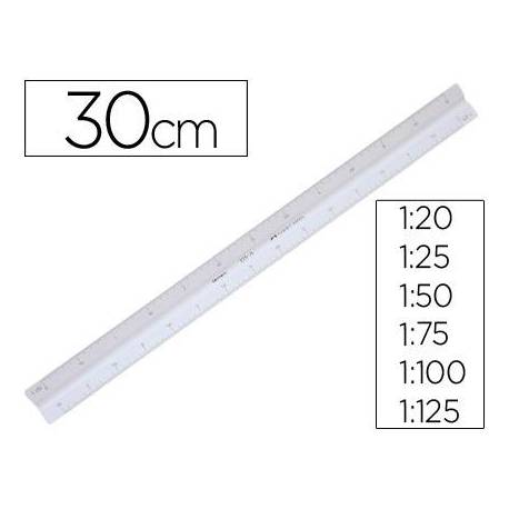 Escala plastico triangular Faber-Castell