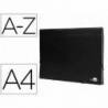 Carpeta clasificadora fuelle Liderpapel DIN A4 poliporpileno 13 departamentos negro