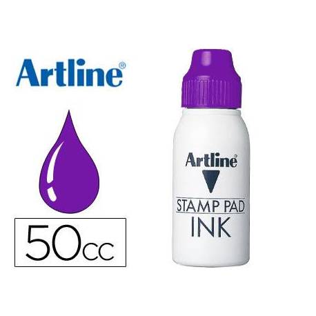 Tinta tampon Artline violeta 50 cc