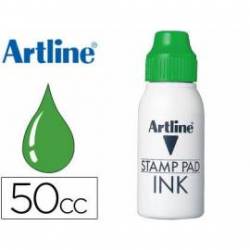 Tinta tampon Artline verde 50 cc