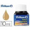 Tinta china pelikan color sepia bote de 10 ml.