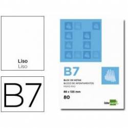 Bloc de notas Din B7 perforado Liderpapel