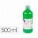 PINTURA DEDOS LIDERPAPEL BOTELLA DE 500 ML COLOR VERDE