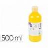 PINTURA DEDOS LIDERPAPEL BOTELLA DE 500 ML COLOR AMARILLO