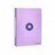 Cuaderno espiral Antartik Din A5 Tapa dura 100g/m2 color Lila