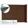 Entretela Liderpapel 25g/m2 rollo de 5m color Marron