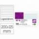 Fichas cartulina para ficheros Liderpapel
