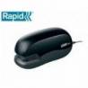 GRAPADORA RAPID ELECTRICA 20EX FIXATIV CAPACIDAD DE GRAPADO 20 HOJAS USA GRAPAS 24/6 Y 26/6 NEGRO