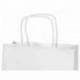 BOLSA PAPEL Q-CONNECT CELULOSA BLANCO L CON ASA RETORCIDA 320X400X14 MM