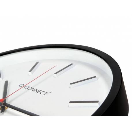 Reloj de pared redondo Mecanismo negro de 34 cm