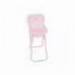 TRONA CON BANDEJA MARCA CARLOTA COLOR ROSA 330X260X600 MM