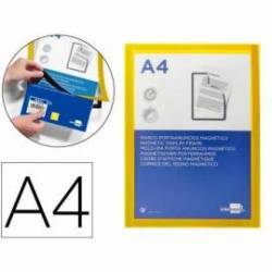 Marco porta anuncios Durable magnetico Din A4 dorso adhesivo removible  color azul 4872-07