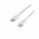 CABLE TRENZADO BELKIN CAA004BT1MWH USB-C A LIGHTNING BOOST CHARGE LARGO 1 M BLANCO