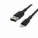 CABLE LIGHTNING BELKIN CAA001BT2MBK A USB-A BOOST CHARGE LONGITUD 2 M NEGRO