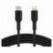 CABLE BELKIN CAA003BT1MBK USB-C A LIGHTNING BOOST CHARGE LONGITUD 1 M NEGRO
