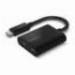 ADAPTADOR BELKIN F7U081BTBLK USB-C DE AUDIO Y CARGA NEGRO